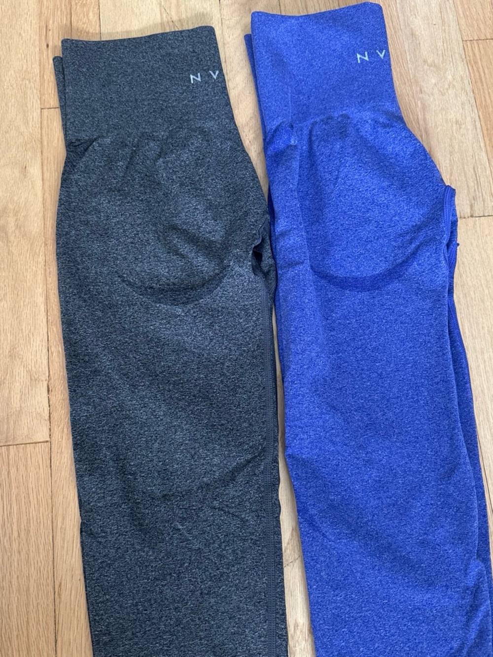 Athletic Navigation Leggings - Blue & Charcoal